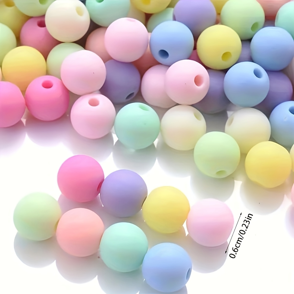 299pcs Frosted Acrylic Bead Set for Jewelry Making